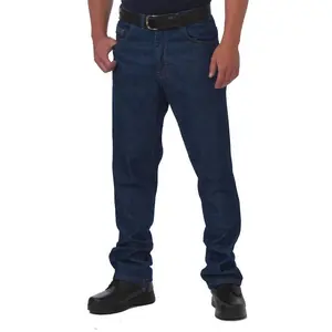 2019 High Quality FR Prewashed 100% Cotton Man <strong>Work</strong> Wear Pants Relaxed Straight 4-Pocket <strong>Jean</strong> - Product Image 1