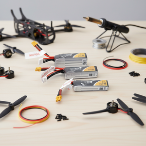 Batterie LiPo TATTU ACE Series 2S 3S <span class=keywords><strong>4S</strong></span> 450 650 850mAh 75C à décharge élevée pour drones FPV et modèles RC - Product Image 1