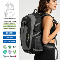 Mochila de Escalada Plegable con Múltiples Estilos en Stock, Logotipo Personalizado, Táctica, para Gimnasio, a Prueba de Olores, para Senderismo