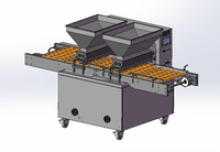 Équipement de boulangerie au prix d'usine, machine à remplir la pâte à gâteau, ligne de production de cupcakes, possibilité de personnalisation