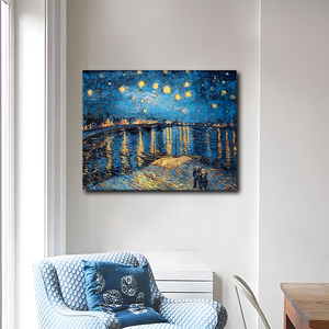 Commercio all'ingrosso famoso arte astratta <span class=keywords><strong>Van</strong></span> <span class=keywords><strong>Gogh</strong></span> <span class=keywords><strong>notte</strong></span> <span class=keywords><strong>stellata</strong></span> impressionista <span class=keywords><strong>notte</strong></span> <span class=keywords><strong>stellata</strong></span> pittura su tela per <span class=keywords><strong>la</strong></span> decorazione della casa - Product Image 3