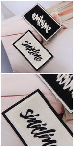 Luxury Custom Woven Garment Label - Multi-color jacquard satin texture, flat fold, for neckline sewn organic garments - Product Image 3