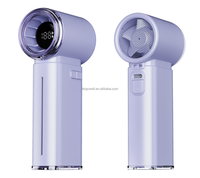 Ventilateur portable sans pales haute vitesse, turbine puissante, rechargeable par USB, en plastique durable, pour voiture