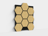 Panneau acoustique moderne en MDF à lattes de bois avec une réduction sonore élevée pour la chambre à coucher, l'école, le bureau, l'hôtel, la décoration intérieure