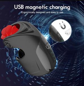 Male Tongue Licking Penis <b>Vibrator</b> Lasting Delay Endurance Training Sex Toy with Vagina Function Glans Trainer and Massager - Product Image 6