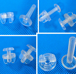 สกรูยึดแผ่นอะคริลิคใส M5*15 M5*22 M5*30 สำหรับขาตั้งโชว์สินค้า อุปกรณ์สำนักงานแบบชิคาโก สกรูแบบผีเสื้อ - Product Image 4
