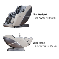 Fauteuil de massage électrique avec design compact, haut-parleurs Bluetooth et prix abordable, bien-être quotidien