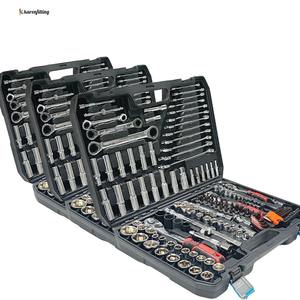 Juego de Llaves de Tubo Profesional de 108/150/172 Piezas, Duradero y Versátil, con Enchufe de 1/4 y 3/8 Pulgadas, Estuche para Herramientas de Reparación de Automóviles, Bolsa Personalizable OEM - Product Image 4