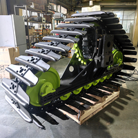 Chenilles en caoutchouc triangulaires de haute qualité à charge lourde et stabilité accrue Kangtui IOS9001 pour John Deere W100 W550 W650 C440 R2300