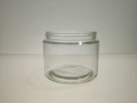 Bouteille en verre transparente à large ouverture de 500 ml avec couvercle en aluminium scellé, bouteille de mise en bouteille de qualité alimentaire, bouteille pour thé aux fleurs, noix, miel