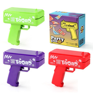 Mini formato bambini Paty Cartoon pistola soldi <span class=keywords><strong>carta</strong></span> pioggia sparatutto carino Logo personalizzato fai da te pistola soldi con copia denaro - Product Image 6