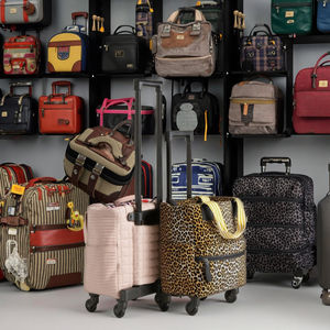 高品质大号女式绗缝旅行手提包滚动健身房周末旅行包轮防水拉链开合时尚 - Product Image 6