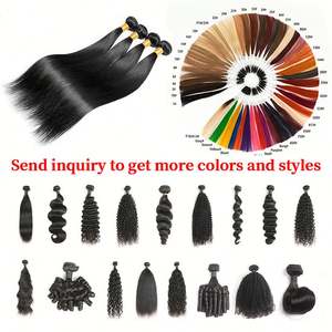 Extensiones de Cabello Humano Vietnamita 100% Remy con Cutícula Alineada, Doble Trama, Ondas Sueltas Profundas y Lisas, Todos los Colores - Product Image 2