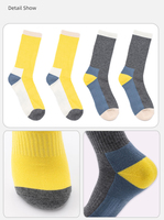 Chaussettes de ski d'hiver pour le camping en plein air, chaudes, antibactériennes, épaisses, en laine mérinos, rembourrées, pour hommes et femmes