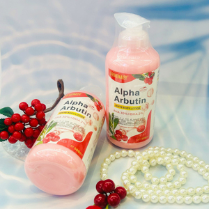 Lozione Schiarente G DR.MEINAIER con Arbutina 500ml, Idratante Anti-Età con AHA BHA, Vegana e Biologica con Burro di Karité, Lozione Corpo OEM - Product Image 5