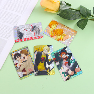 Tùy Chỉnh Màu Sắc Lá Nghệ Thuật In Ấn 3D Dạng Thấu Kính Anime Postcardsthank Bạn Nổi Cá Nhân Bưu thiếp Holographic Photocard - Product Image 4