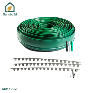 Borde de césped flexible de plástico para separar césped y piedras para jardín y paisajismo - Product Image 1