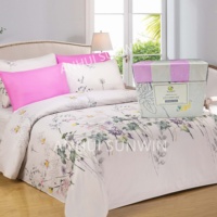 Parures de Draps et Taies d'Oreiller Imprimées Américaines – Ensemble de Draps 6 Pièces Doux au Toucher – Convient aux Matelas de 35 cm (14 Pouces) à Poches Profondes