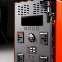 Station d'alimentation portable à onde sinusoïdale pure XW-B1552 1500W, batterie LiFePO4 1331.2Wh, écran intégré, MPPT