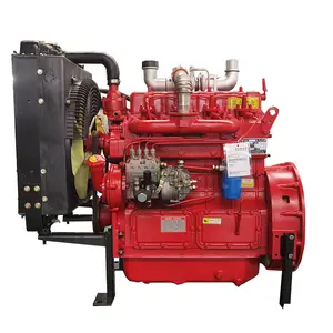 Water Cooled Four Cylinder Generator Set 41kw 55hp K4100ZD Diesel Engine For Sale