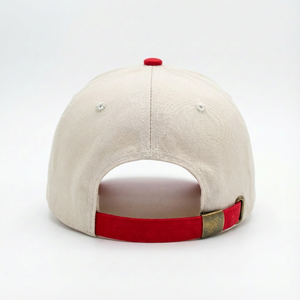 New Arrival Custom Design Two-tone 6 Panel Baseball Caps 3D Raised Embroidery Logo Suede Brim Casual Sporty Dobby <b>Gold</b> Copper - Product Image 3