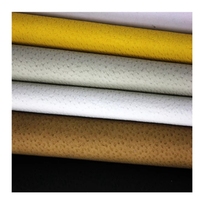 Doublure de chaussures de sport de qualité fiable Nouveau design avec motif en relief Tissu en cuir synthétique PU confortable et imperméable