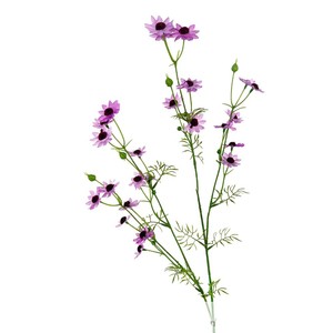 Bouquet de fleurs sauvages artificielles en tissu plastique pour décoration de mariage et de maison 120cm - Product Image 5