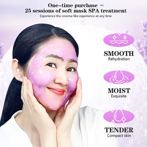 Masque facial en poudre hydrogel végétalien à marque privée, enrichi en vitamine C et collagène, pour lutter contre le vieillissement, raffermir et éclaircir les peaux sèches – Format échantillon - Product Image 2