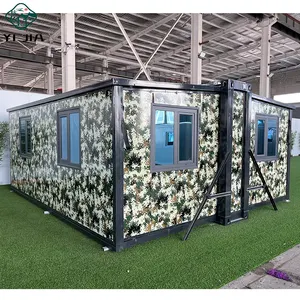 Steel Luxury Foldable Expandable Folding Flat Pack Container House Fast Install 20ft 40ft 2 3 Bedroom Options Outdoor Use