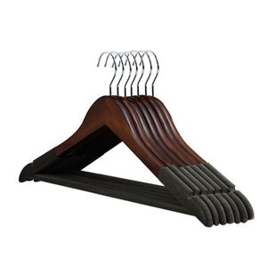 Customized Logo Hotel Luxury Wood Coat Clothes <b>Hanger</b> Wholesale Jacket Outerwear Shirt <b>Hangers</b> Wooden <b>Suit</b> <b>Hanger</b> for Clothing - Product Image 2