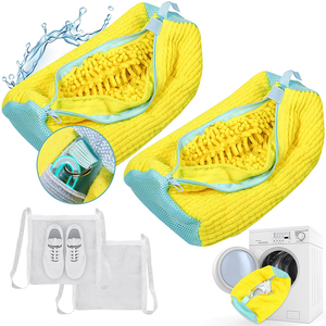 Bolsas <span class=keywords><strong>para</strong></span> <span class=keywords><strong>lavadora</strong></span> de zapatos de Venta caliente, bolsas de lavandería de zapatos de limpieza con cremallera personalizadas, <span class=keywords><strong>bolsa</strong></span> de lavado de zapatos reutilizable <span class=keywords><strong>para</strong></span> zapatillas y <span class=keywords><strong>Tenis</strong></span> - Product Image 1