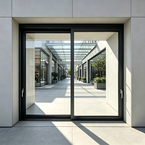 Puerta Corredera de Patio con Marco de Aluminio Resistente al Viento, de Alta Resistencia, para Sala de Estar, Precio de Fábrica, Deioux Wholesale - Product Image 1