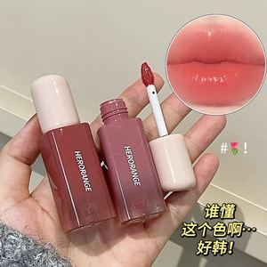 HERORANGE ลิปกลอสเนื้อฉ่ำวาว 6 สี ให้ความชุ่มชื้น ติดทนนาน สีสันสดใสสำหรับฤดูใบไม้ร่วงและฤดูหนาว - Product Image 4