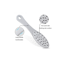 Offre Spéciale soins des pieds pédicure callosités outils professionnels lime à pieds en métal pour dissolvant pieds peau dure et morte