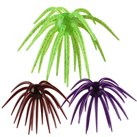 En stock, emballage en vrac, nouveau, 13 cm, 18 g, appât pour oursins, oursins à tentacules, oursins artificiels, oursins flottants en TPE, leurres pour oursins