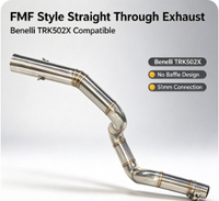 Système d'échappement complet de course modifié de qualité européenne pour moto V8, compatible JOG V8, DIO, BWS, ZX, DIO90, RR, DIO 26AA, ZX 26AA
