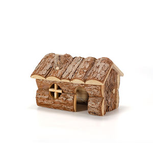 Gros Hamster Cage Accessoires en bois hamster maison <span class=keywords><strong>Chinchilla</strong></span> Et hérisson Maison repaire - Product Image 2