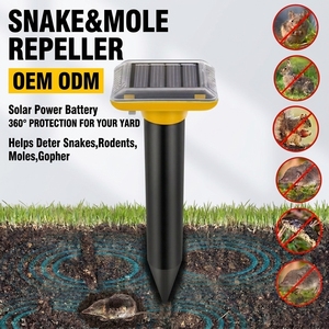Répulsif <span class=keywords><strong>anti</strong></span>-serpents à ultrasons à énergie solaire Saijzek ODM OEM pour taupes, gophers, campagnols - Product Image 1
