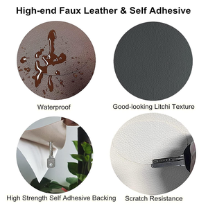 Patch de réparation universel en cuir pour rénovation de lit, canapé, chaise, tabouret, siège de voiture, siège de vélo, coussin – Autocollants de découpe universels - Product Image 4