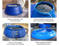 Réservoir d'eau en PVC grande capacité, style oignon, pliable, pour irrigation extérieure, agriculture, stockage d'eau d'urgence, OEM