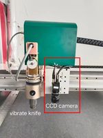 Digitaler Schneideplotter Flachbett-Vinyl-Papier-Karton-KT-Schaumstoffplatte Wellpappe CCD-Kamera Aufkleber-Schneideplotter
