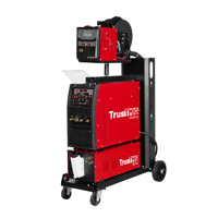 ALAND WELDING Poste à souder MIG à double impulsion pour aluminium 500A pour fil plein et fil fourré avec chariot PULSEMIG500D