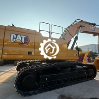 Excavatrice sur chenilles Caterpillar 350 Next Gen de 50 tonnes, équipement minier d'occasion, godet de 8,5 m, puissance de 309 kW, peinture d'origine, modèle 2025