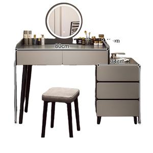 <span class=keywords><strong>Espejo</strong></span> redondo para baño de maquillaje de <span class=keywords><strong>tocador</strong></span> <span class=keywords><strong>con</strong></span> diseño <span class=keywords><strong>Circular</strong></span> de madera de teca y fregadero de Silla, <span class=keywords><strong>tocador</strong></span> montado en la pared suspendido - Product Image 1