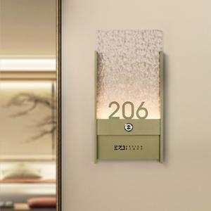 HFBH Commutateur de sonnette électronique tactile personnalisé Numéro de chambre Affiche signe de plaque de <span class=keywords><strong>porte</strong></span> de chambre d'hôtel avec <span class=keywords><strong>ne</strong></span> <span class=keywords><strong>pas</strong></span> <span class=keywords><strong>déranger</strong></span> - Product Image 2