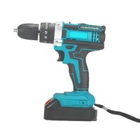Taladro Eléctrico Doméstico de 12V con Doble Velocidad y Torque Ajustable, Destornillador Manual Industrial Multifunción, Taladros de Litio
