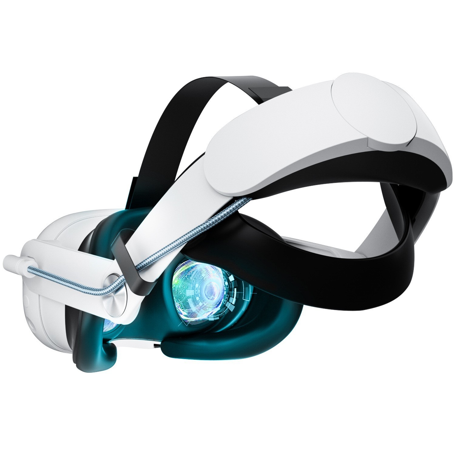 10000 MAh Battery Head Strap for <strong>Meta</strong> <strong>Quest</strong> <strong>3</strong> Replacement Headband Extend Strap with Battery Pack for <strong>VR</strong> Adjustable <strong>Headset</strong>