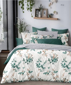 Parure de lit grande taille, ensemble de literie en porcelaine, impression <span class=keywords><strong>personnalisée</strong></span>, housse de <span class=keywords><strong>couette</strong></span>, 3 pièces - Product Image 1