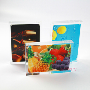 Cadre <span class=keywords><strong>photo</strong></span> magnétique en acrylique <span class=keywords><strong>transparent</strong></span>, support flottant résistant à l'eau sans cadre - Product Image 3