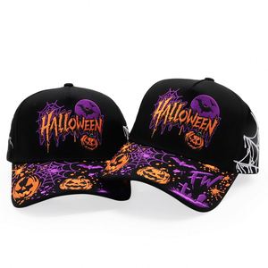 Gorra de Béisbol Bordada Personalizada de Halloween con Visera Curva para Regalos de Temporada - Product Image 2